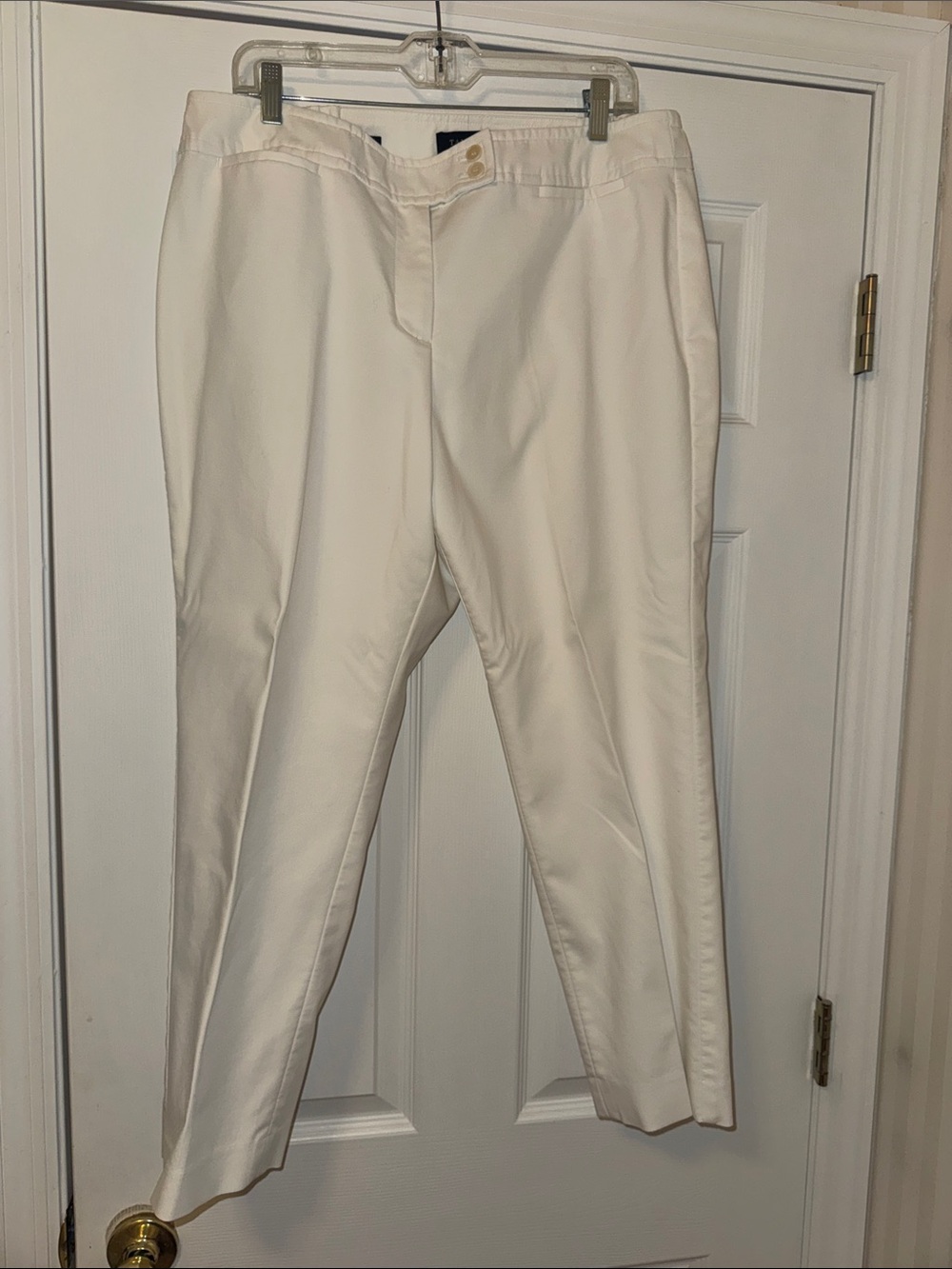 White Dress Pants - Classic Straight Fit
